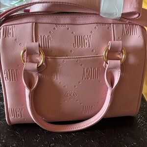 Juicy Couture Pink Embossed Satchel